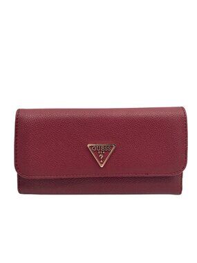Guess Red Faux Leather Wallet